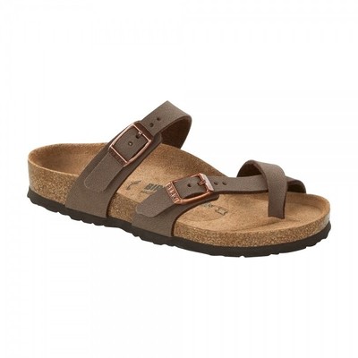birkenstock mayari cross strap sandals mocha